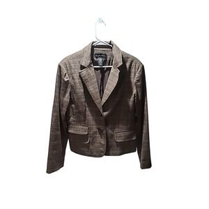 New York &‎ Company Blazer Jacket Women's Brown 14